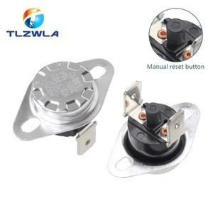 상시 닫힘 온도 스위치 제어 수동 리셋 온도조절기 KSD301 10A 섭씨 45 도 150 개