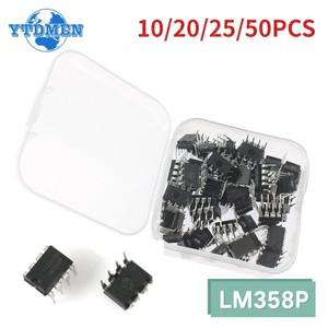 10-50PCS LM358P 연산 증폭기 DIP8 IC 칩 키트 집적 회로