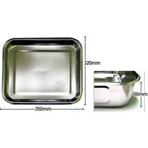 의료용 스텐 뚜껑없는 트레이 개무밧드4절 사각 이비인후과 간병 바트 치과 드레싱