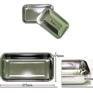 병원 스텐 트레이 개부밧드4절 국산 케이스 보관통 거즈통 가정간호 이비인후과 사각