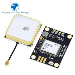 TZT GY-NEO6MV2  NEO-6M GPS 모듈 비행 제어 EEPROM MWC APM2.5 Arduino 용 대형 안테나