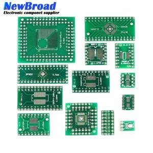 어댑터 PCB 회로 기판 키트 SMD QFP QFN 턴 투 딥 SOP SOT23 8 10 14 16 20 24 28 SMT 딥 5 개