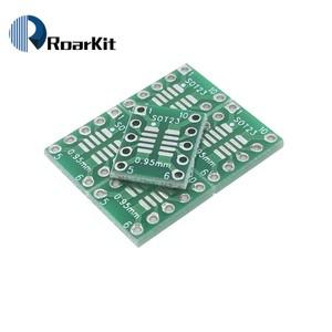 어댑터 플레이트 SMD-DIP10 핀보드 UNAX 0.5mm 0.95mm-2.54mm PCB SOT23 MSOP10 100 개