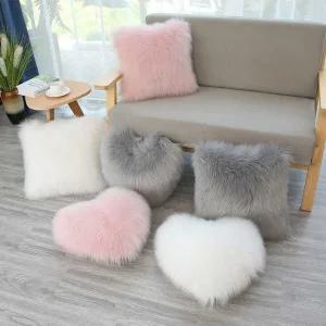 퍼 쿠션 사각 하트쿠션커버 침대 등 쿠션솜포함 소파쿠션 등쿠션 침대쿠션 쿠션커버 인테리어쿠션 홈쿠션