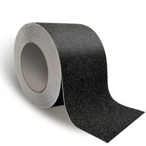 계단용 Danlaila 미끄럼 방지 그립 테이프 4인치 60피트 실외/실내 방수 안전 롤 경사로 견인 트레드 계단 접착식 스트립 워크- 블랙