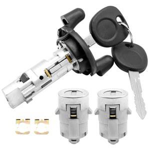 슈투오몰랜드 점화 스위치 잠금 실린더 및 키가 쉐보레 GMC 타호 유콘 실버라도 교외 시에라 1500 2500 1999-2000 교체 704600 702912 598007