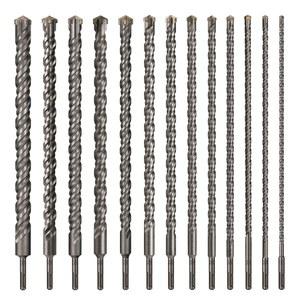 콘크리트 SDS 플러스 크로스 커터 더블 오거 해머 벽돌 블록 전기 30MM 비트 석조 500MM 1PC