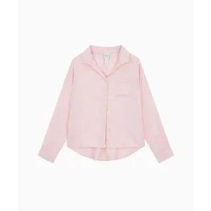 [Calvin Klein]UNDERWEAR 여성 울트라 소프트 모달 블렌드 플란넬 롱슬리브 셔츠_QS74761HF 661511