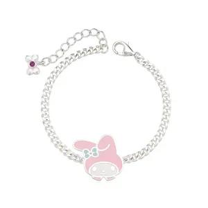 [헬로키티][각인상품] 산리오 헬로키티주얼리 마이멜로디 에나멜 미아방지 팔찌 MMSBR389