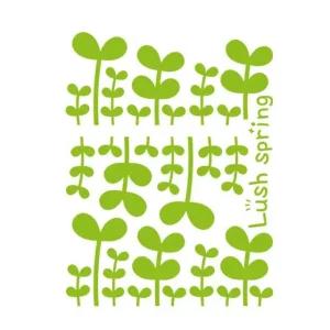 인테리어 그래픽 스티커 봄봄새싹 GDT 948 시트지 화분 문구 꾸미기 인테리어스티커 나무 사무용품 커피