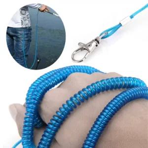 낚시 스프링 안전 고리 분실 방지 줄 로프 용품 소품