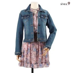[쉬즈넘버나인]베키 구제워싱 청자켓