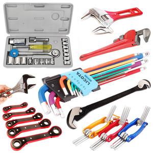 기능성 렌치 몽키 스패너 파이프 육각 별 복스 세트 경량몽키 공구 수공구 접렌치