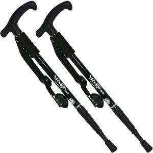 올웨이즈 T형 4단 등산스틱 듀랄루민 티자 지팡이 2개