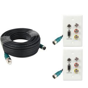 [BZHK3MK2_51]RGB or 3RCA 케이블 월 플레이트 배관용 25m