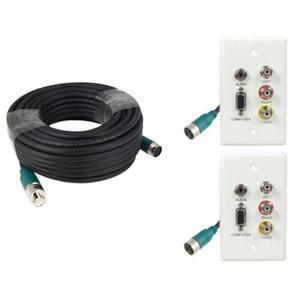 [BZHK3MK0_51]RGB or 3RCA 케이블 월 플레이트 배관용 15m