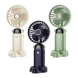 고품질 무선 미니 손선풍기 핸디팬 LED 각도조절 선풍기 (WFHPBPL)