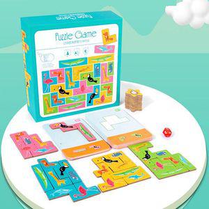 테트리스 고급원목 동물 보드게임 W085