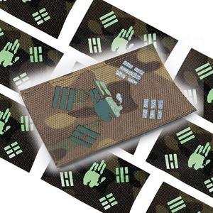 [XB87I810_56]홀로그램 안중근 오로라 손 태극기 패치