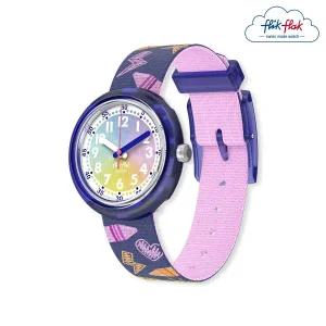 [플릭플락][본사] 플릭플락 유아용 시계RAINBOW CRAYONS FPNP173