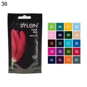 섬유염색 36 튤립레드 50g 섬유염색 옷염색 섬유염색제 다이론멀티염료 의류염색약