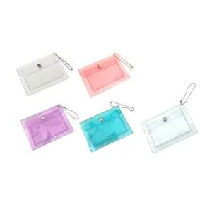 [아우트]투명 카드 지갑 펄 포토카드 카드지갑