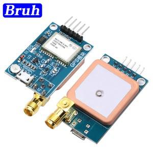 NEO-6M 양면 GPS 미니 소형 모듈 Arduino 용 위성 포지셔닝 마이크로 컨트롤러 SCM MCU 개발 보드