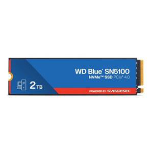 WD Blue SN5100 2TB NVMe SSD - M.2 2280, PCIe Gen 4.0, 내장 솔리드 스테이트 드라이브 읽기 속도 최대 7,100MB/s, PC/노트북용 스토리지 업그레이드 WDS200T5B0E