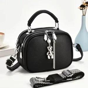 [피커]직사각 미니 토트백 겸 슬링크로스백 크로스백 가방