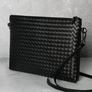 [피커]에프씨 소가죽 위빙클러치백 클러치백 9767