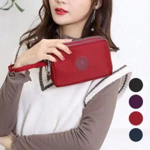 [피커]페브릭 미니 클러치 엄마지갑 핸드폰 지갑 파우치