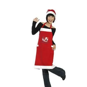 국산 산타 앞치마 모자 세트 크리스마스 산타 요리사