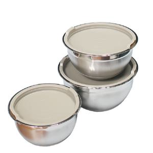 락앤락 스텐레스 믹싱볼+뚜껑포함(MIX6201)3인조세트