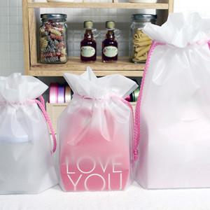 하이시브복주머니-핑크주머니 선물포장재료 봉투 비닐