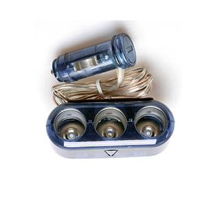 차량용 시거잭 3구 멀티소켓 USB 충전기 12V 24V 5V 자동차 전원잭 셋톱박스 TV 연장케이블