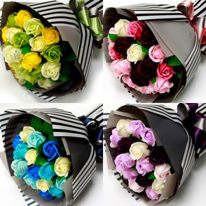 [꽃을더하다화가]20송이 비누꽃다발 졸업입학 로즈데이선물