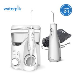 [정품]워터픽 뉴콤보팩 WP-150K+WF-10K 울트라 플러스+코드레스 셀렉트 구강세정기 세트 E