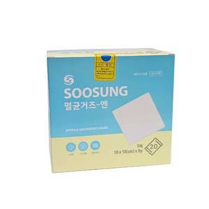 수성 멸균거즈 엔 10cmx10cmx8겹 5매 20포 100매