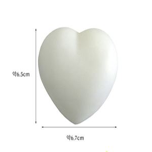 LED 입체하트 무드등 꾸미기/라이트 조명 채색아트 볼클레이 공예 미니 하트 수면등 독서등 건전지 간접 조명