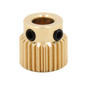 프린트보드 황동 압출기 기어 26Teeth 모터기어