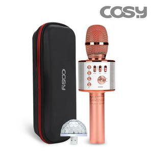 코시 블루투스 마이크 휴대용마이크+미러볼+케이스 SP3270MKBT