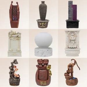 [국산] 인테리어 실내분수 인기상품 모음/조명분수대 천연가습기 무드등 집들이 개업식 결혼 개업 효도선물