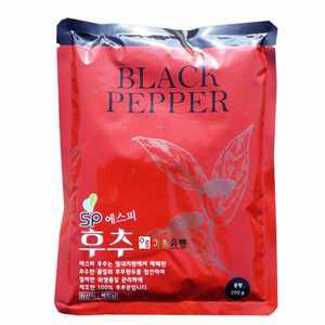 솔표 에스피 후추100%(베트남산) 흑후추 가루 200g 유통기한26.2.20까지