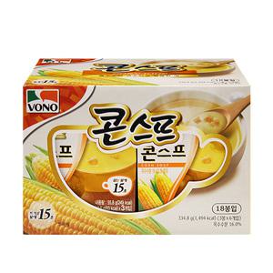 농심 VONO 콘 스프 18입  (3봉×6개입)