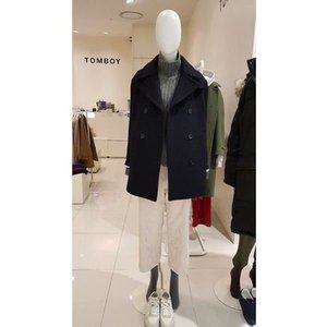 갤러리아 양말증정[가격인하][18겨울]와이드카라 테일러드 숏코트(9108411071)