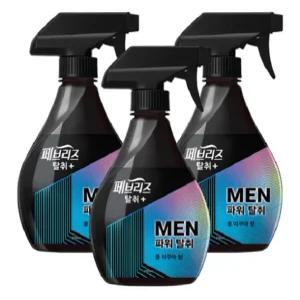 페브리즈 포맨 섬유탈취제 쿨 아쿠아 향 용기 370mlx3개