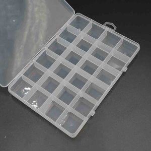 소품 정리 보관 케이스 24칸 6x4 보관함 파츠 부품 낚시 네일 비즈 악세사리 정리함 수납케이스