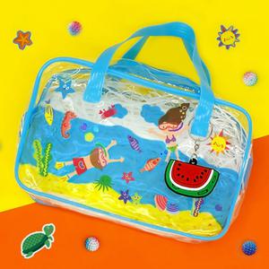 [하하당] 여름 비치백 5set (스티커, 키링 포함)