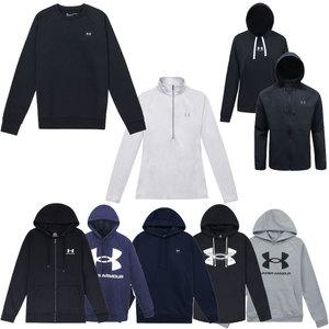 언더아머 테크 라이벌 빅로고 챌린저 긴팔티 남성 여성 아동 후드티 집업 바람막이 점퍼 티셔츠