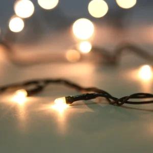 크리스마스 트리 전구 4mm 30P 녹색선 (콘센트형) 2컬러 줄 조명 캠핑 카페 펜션 장식 소품 파티 데코